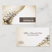 プロフェッショナルカイロプラクターとヘルス 名刺 (正面/裏面)