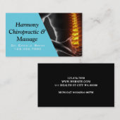 プロフェッショナルカイロプラクターカイロプラクティックヘルス 名刺 (正面/裏面)