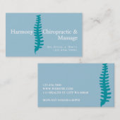 プロフェッショナルカイロプラクターカイロプラクティック正常性 名刺 (正面/裏面)