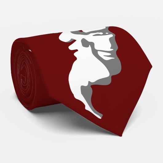 プロフェッショナルカイロプラクタープレーンレッドタイ ネクタイ (ロール)