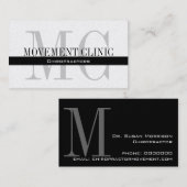 プロフェッショナルカイロプラクティック名刺金ゴールド 名刺 (正面/裏面)