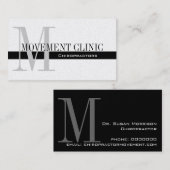 プロフェッショナルカイロプラクティック名刺金ゴールド 名刺 (正面/裏面)