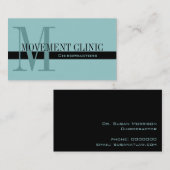 プロフェッショナルカイロプラクティック名刺青 名刺 (正面/裏面)