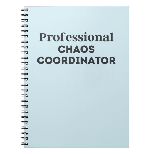 プロフェッショナルカオスコーディネーター ノートブック (正面)
