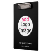 プロフェッショナルカスタマイズ可能なビジネスブランドブラック クリップボード (左)