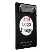 プロフェッショナルカスタマイズ可能なビジネスブランドブラック ミニクリップボード (アングル)