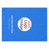 プロフェッショナルカスタマイズ可能なビジネスブランドブルー テーブルクロス (正面(横))