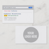 プロフェッショナルカスタマイズ可能なGoogle名刺 名刺 (正面/裏面)