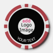 プロフェッショナルカスタマイズ可能ビジネスシックブランド ポーカーチップ (正面)