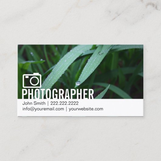 プロフェッショナルカスタムアートワーク写真 名刺 (正面)