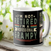 プロフェッショナルカスタムグラピーおじいちゃん4フォトコラージュ コーヒーマグカップ