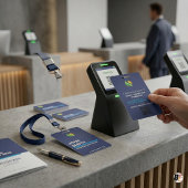 プロフェッショナルカスタムコーポレートイベントロゴQRコード バッジ