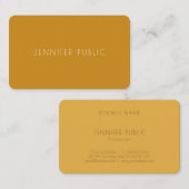 プロフェッショナルカスタムテンプレートトレンドカラーズラグジュアリー 名刺 (正面/裏面)