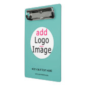 プロフェッショナルカスタムビジネスシックブランドミントグリーン ミニクリップボード (アングル2)