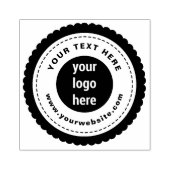 プロフェッショナルカスタムビジネスロゴと文字 ラバースタンプ (インプリント)