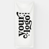 プロフェッショナルカスタムビジネスロゴバナー 横断幕 (縦)