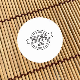 プロフェッショナルカスタムビジネスロゴプロモーション ラウンドシール