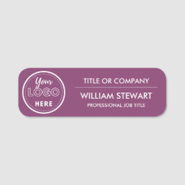 プロフェッショナルカスタムビジネスロゴ従業員スタッフ 名札