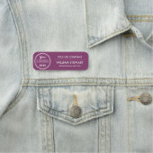 プロフェッショナルカスタムビジネスロゴ従業員スタッフ 名札 (インサイチュ)