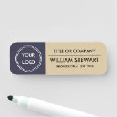 プロフェッショナルカスタムビジネスロゴ従業員スタッフ 名札 (インサイチュ)