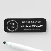 プロフェッショナルカスタムビジネスロゴ従業員スタッフ 名札 (インサイチュ)