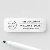 プロフェッショナルカスタムビジネスロゴ従業員スタッフ 名札 (インサイチュ)