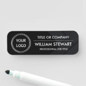 プロフェッショナルカスタムビジネスロゴ従業員スタッフ 名札 (インサイチュ)
