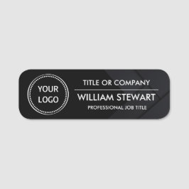 プロフェッショナルカスタムビジネスロゴ従業員スタッフ 名札
