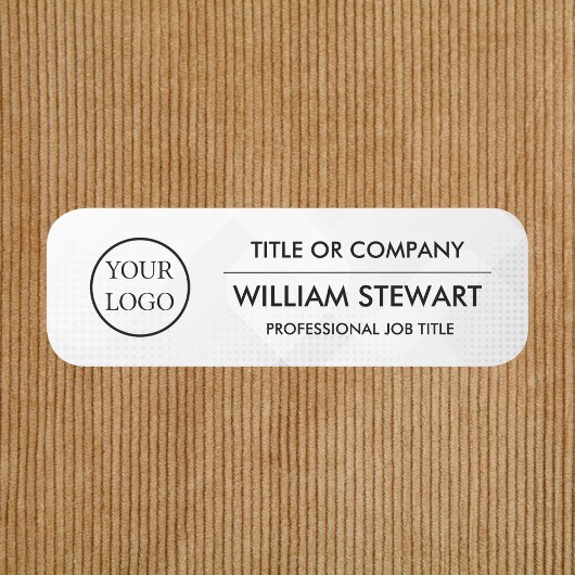 プロフェッショナルカスタムビジネスロゴ従業員スタッフ 名札