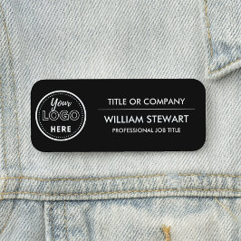 プロフェッショナルカスタムビジネスロゴ従業員スタッフ 名札