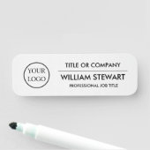 プロフェッショナルカスタムビジネスロゴ従業員スタッフ 名札 (インサイチュ)