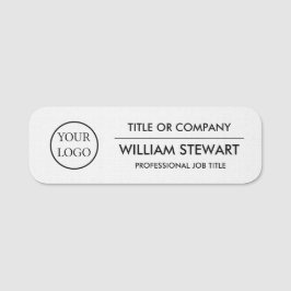 プロフェッショナルカスタムビジネスロゴ従業員スタッフ 名札