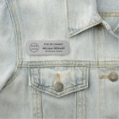 プロフェッショナルカスタムビジネスロゴ従業員スタッフ 名札 (インサイチュ)