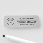 プロフェッショナルカスタムビジネスロゴ従業員スタッフ 名札 (インサイチュ)