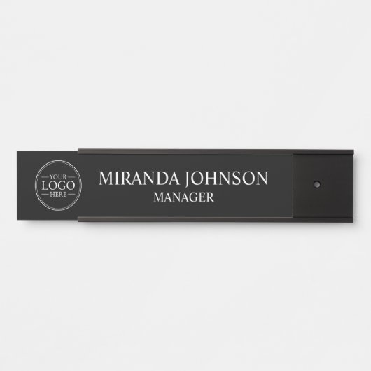 プロフェッショナルカスタムビジネスロゴ サインプレート (正面)