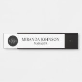 プロフェッショナルカスタムビジネスロゴ サインプレート (正面)