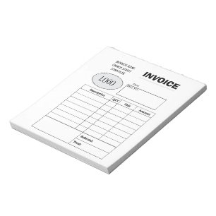 プロフェッショナルカスタムビジネス請求書 ノートパッド