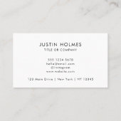 プロフェッショナルカスタムビジネス 名刺 (裏面)