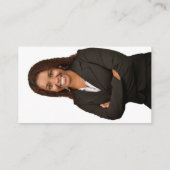 プロフェッショナルカスタムピンクグリッターQRコード 名刺 (裏面)