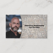 プロフェッショナルカスタムフォトストーンウォール 名刺 (裏面)