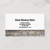 プロフェッショナルカスタムフォトストーンウォール 名刺 (正面)