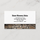 プロフェッショナルカスタムフォトストーン縁どウォール 名刺 (正面)