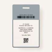 プロフェッショナルカスタムフォトID会社ロゴバッジ バッジ (裏面)