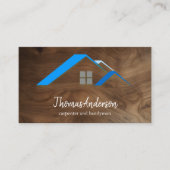 プロフェッショナルカスタムブラック建築建設 名刺 (正面)