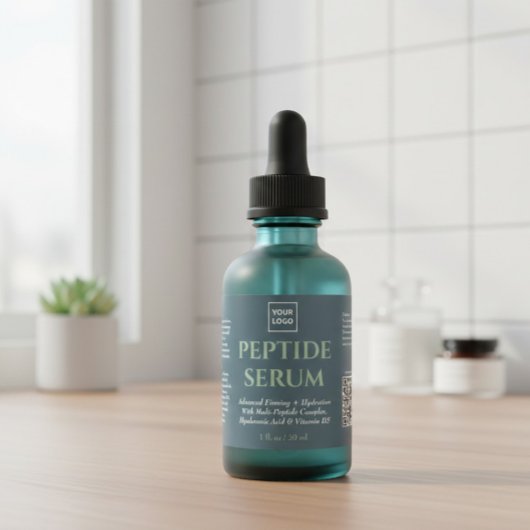 プロフェッショナルカスタムペプチド血清スキンケア標識 長方形シール