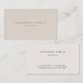 プロフェッショナルカスタムミニマモダンリストテンプレート 名刺 (正面/裏面)