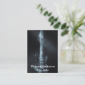 プロフェッショナルカスタムミュージカル楽器ギター 名刺 (スタンド正面)