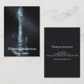 プロフェッショナルカスタムミュージカル楽器ギター 名刺 (正面/裏面)