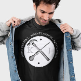 プロフェッショナルカスタムモノグラムロゴサービス Tシャツ