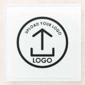 プロフェッショナルカスタムロゴのプロモーション商品 ガラスコースター (正面)